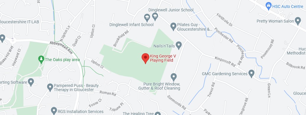 King George V Playing Fields
Upton Close, Gloucester
GL4 3EX